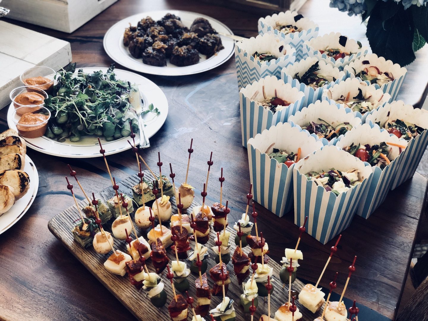 Party catering food treats canapé