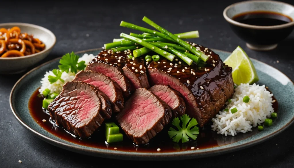 boeuf caramélisé sauce soja